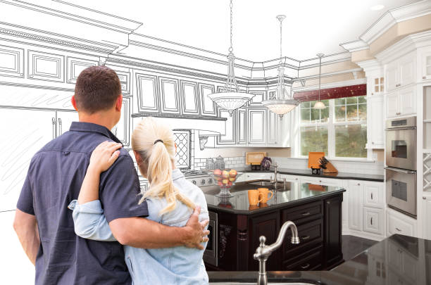Custom kitchen cabinets installed in a Bryn Mawr home
